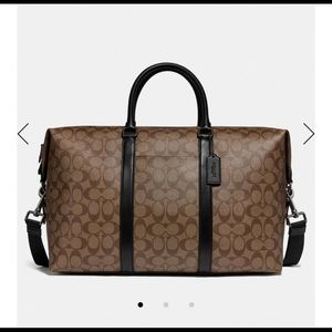 Coach Trekker Bag Brown Canvas